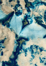 Load image into Gallery viewer, Blue and white Hydrangea botanical print A4