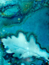 Load image into Gallery viewer, Oak leaves botanical art print, ready to hang block/tile