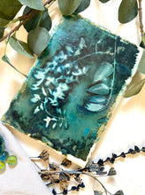 Load image into Gallery viewer, Wisteria botanical art print, ready to hang block/tile